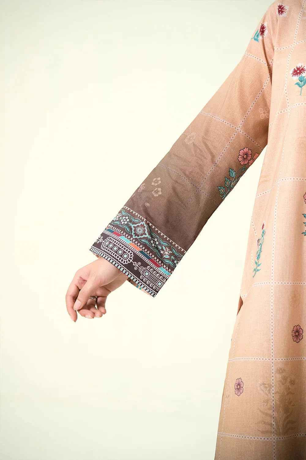 3PC Unstitched Printed Lawn Suit | KLA-3907 Printed KHAS STORES 