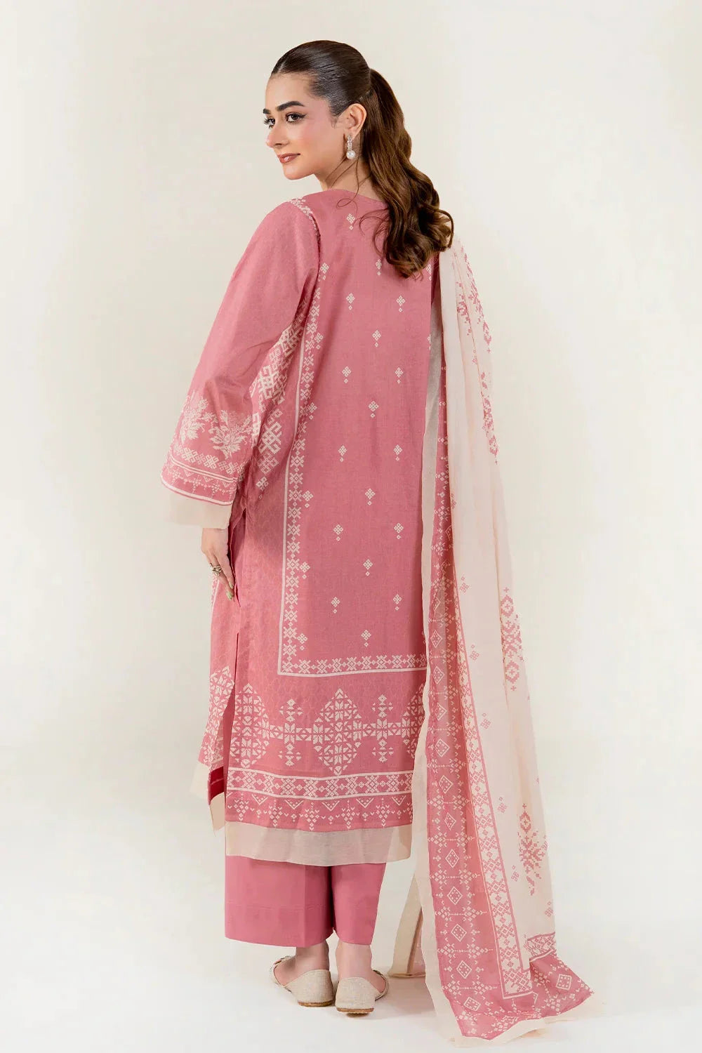 3PC Unstitched Printed Lawn Suit | KLA-3951 Printed KHAS STORES 