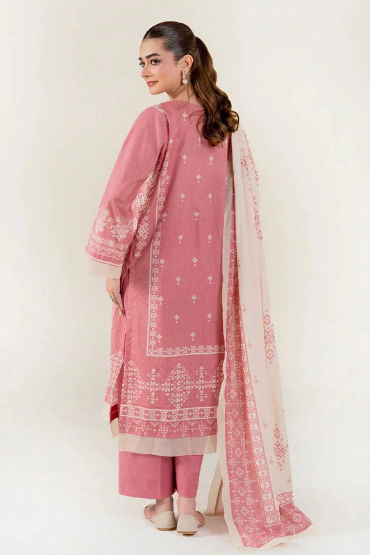 3PC Unstitched Printed Lawn Suit | KLA-3951 Printed KHAS STORES 