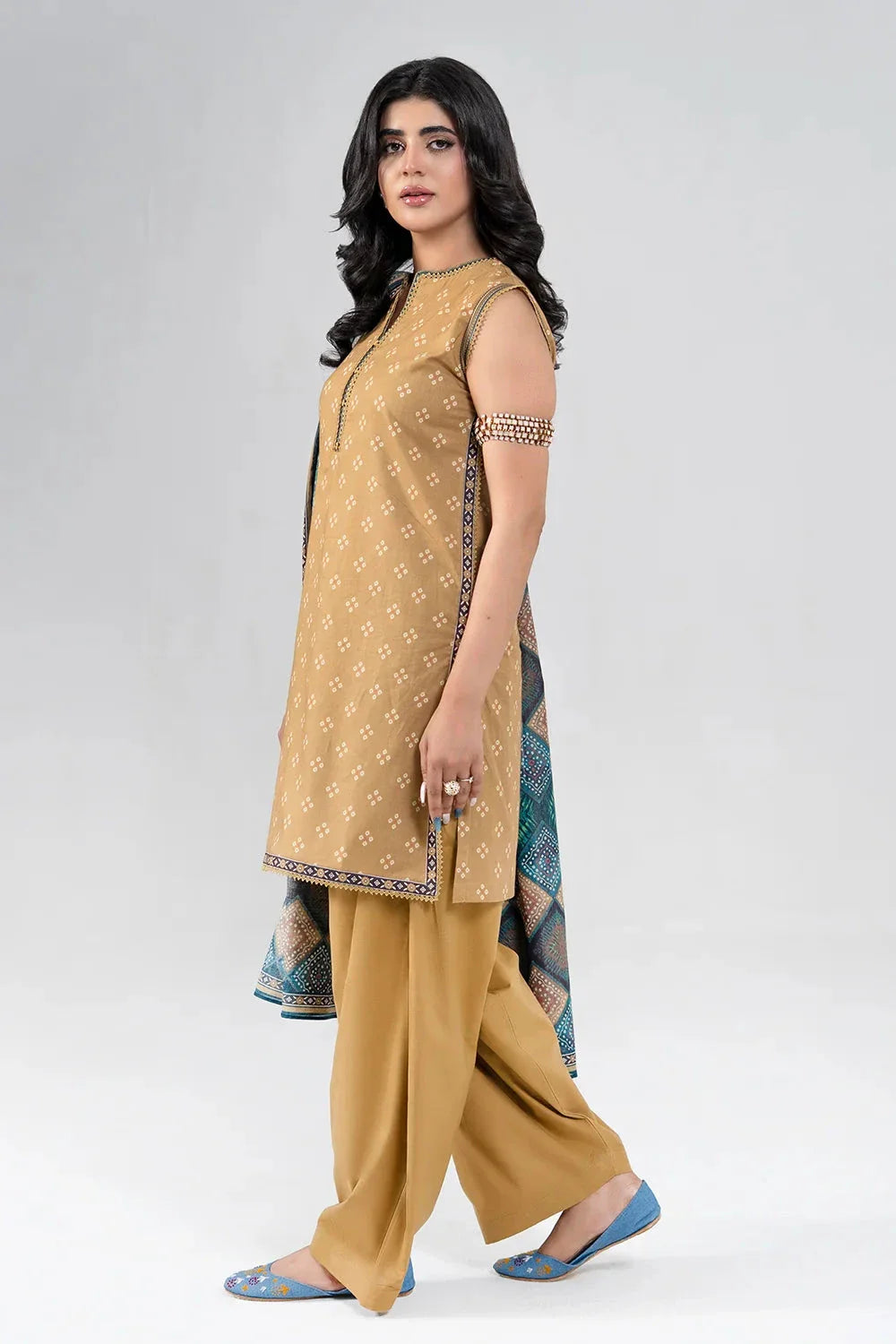 3PC Unstitched Printed Lawn Suit | KLA-3979 Printed KHAS STORES 