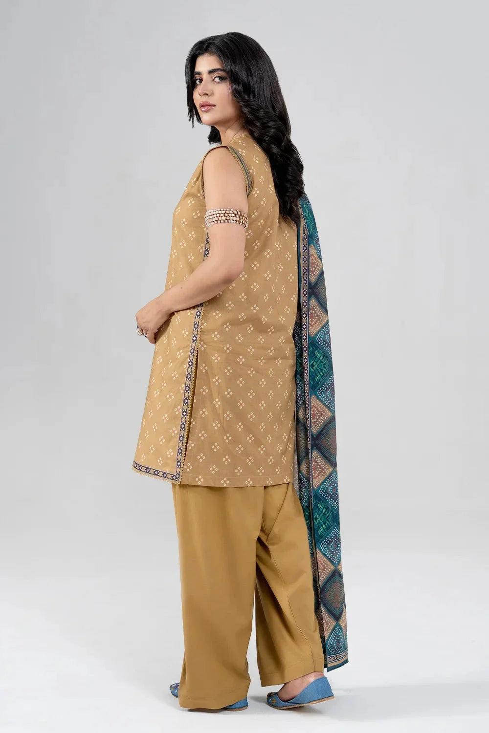 3PC Unstitched Printed Lawn Suit | KLA-3979 Printed KHAS STORES 