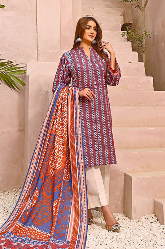 3Pcs Unstitched Khaddar SUIT KKH-2361 KHAS STORES 
