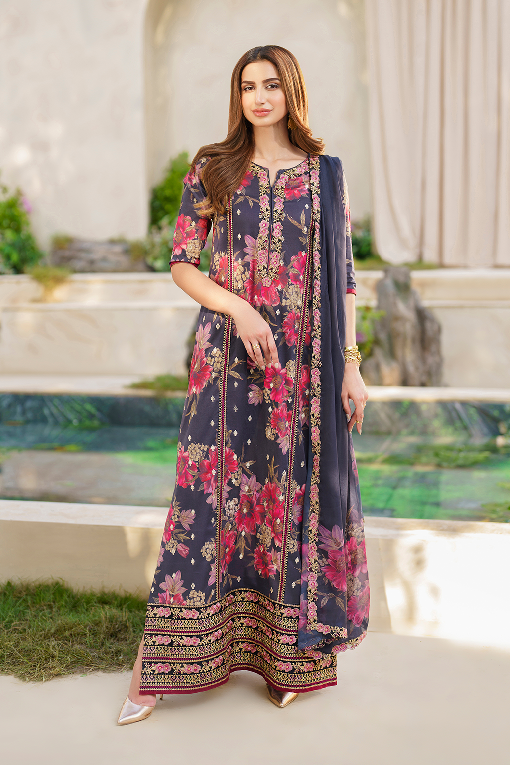 SFL-12 Embroidered Lawn