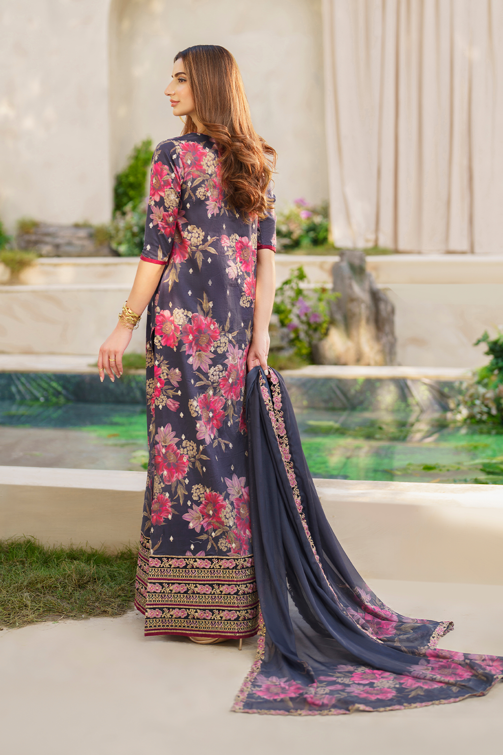 SFL-12 Embroidered Lawn