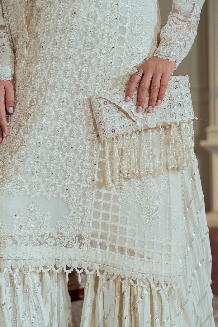 EMBROIDERED CHIFFON CH13-02 UNSTITCHED by Baroque at #VogueClothingStudio