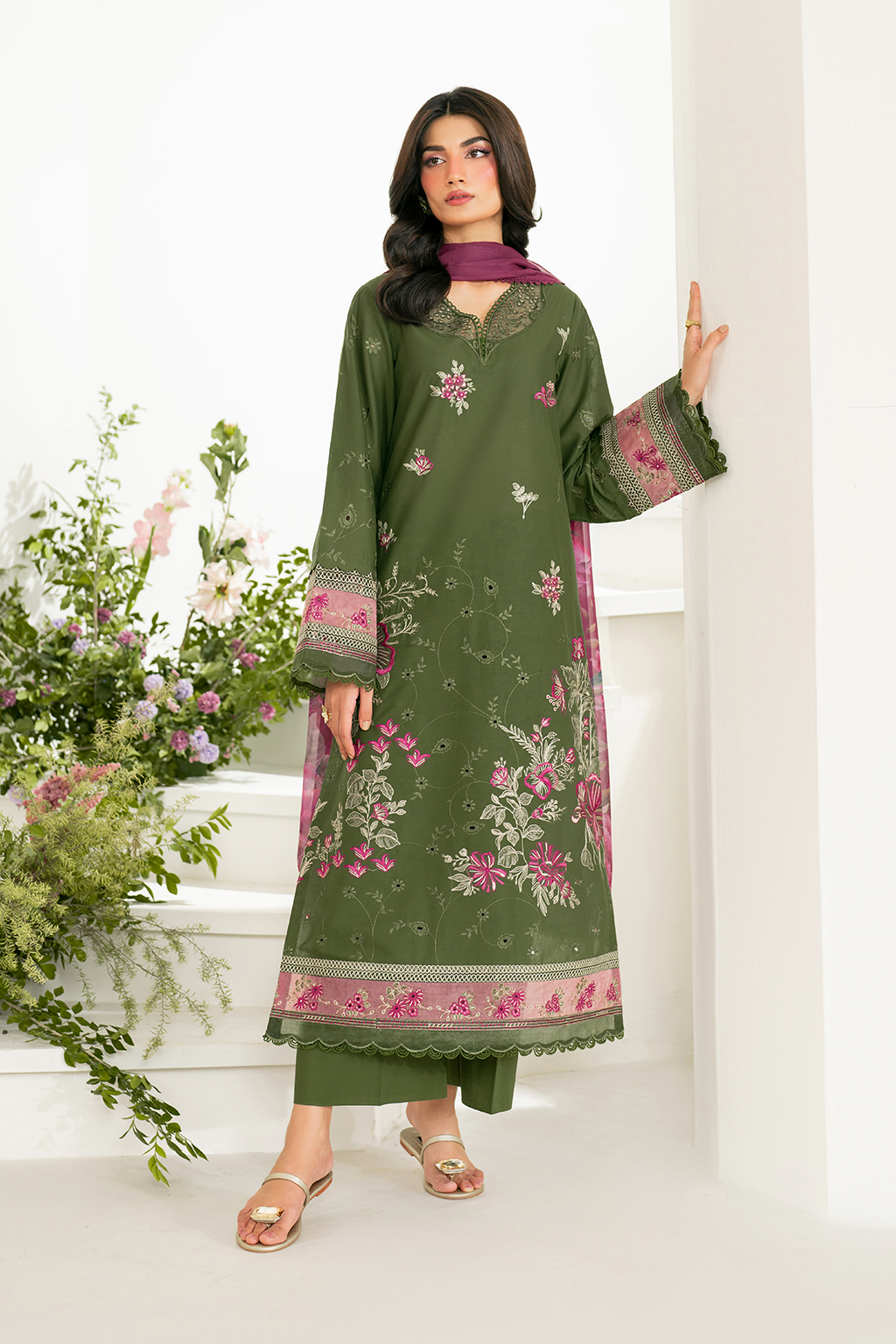 IFE-02  Embroidered Lawn
