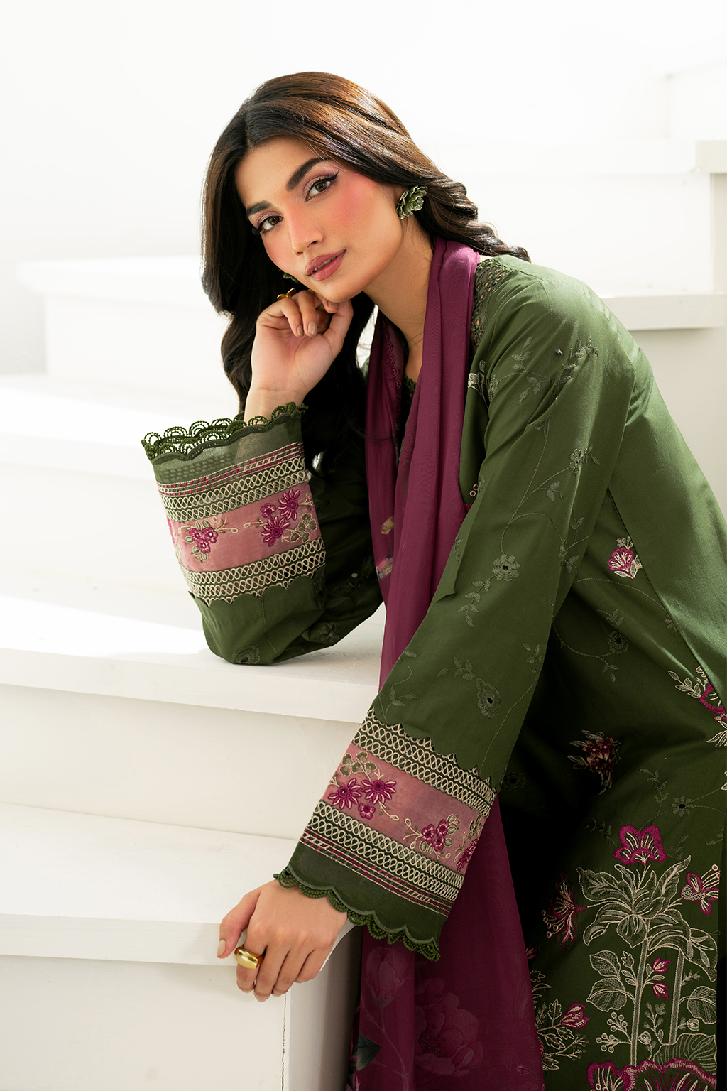 IFE-02  Embroidered Lawn