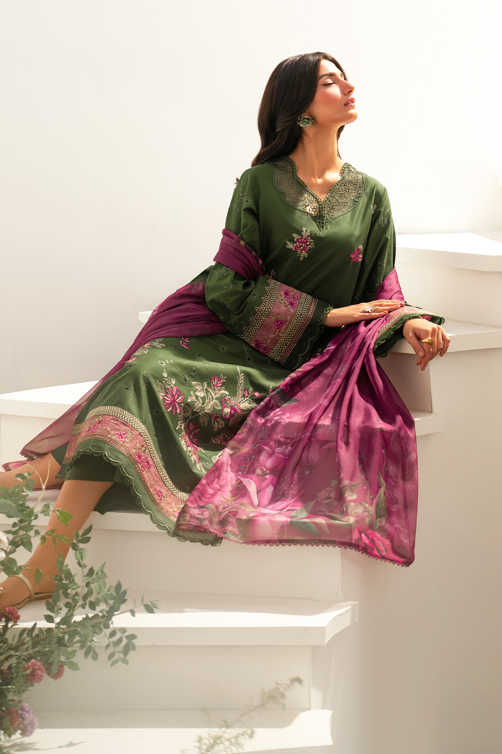 IFE-02  Embroidered Lawn