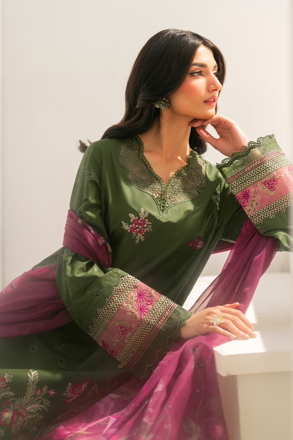 IFE-02  Embroidered Lawn