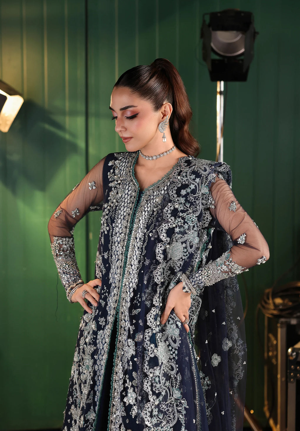 ESH-06 SKYFALL-STARDOM - FORMAL HANDWORK '25 by Elaf Premium at #VogueClothingStudio