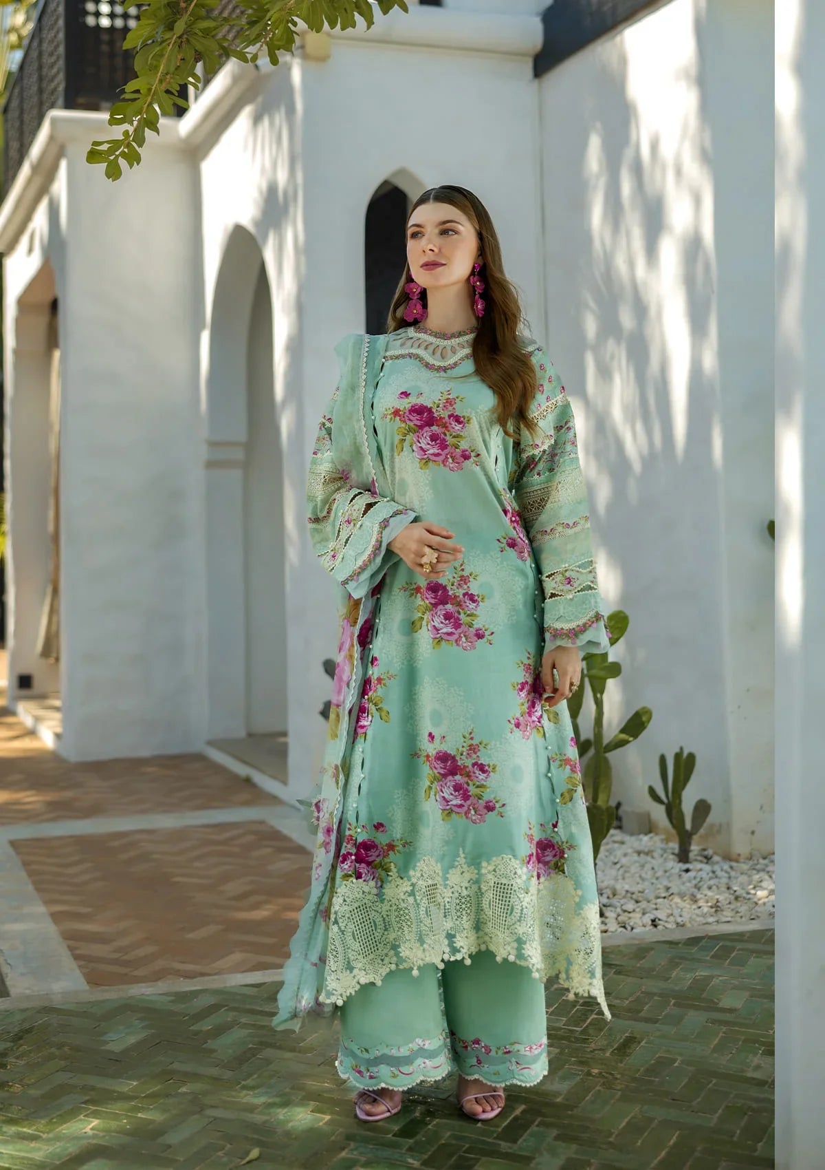 TURQUOISE wearing this beautiful dress from ELAF SIGNATURE COLLECTION 2025.