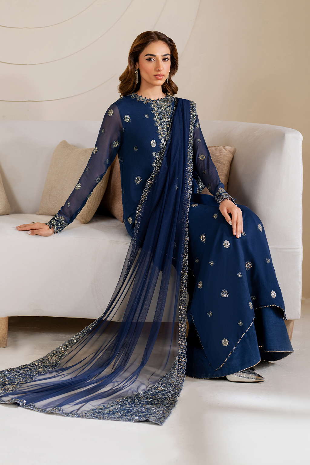 CC-60  Embroidered Net