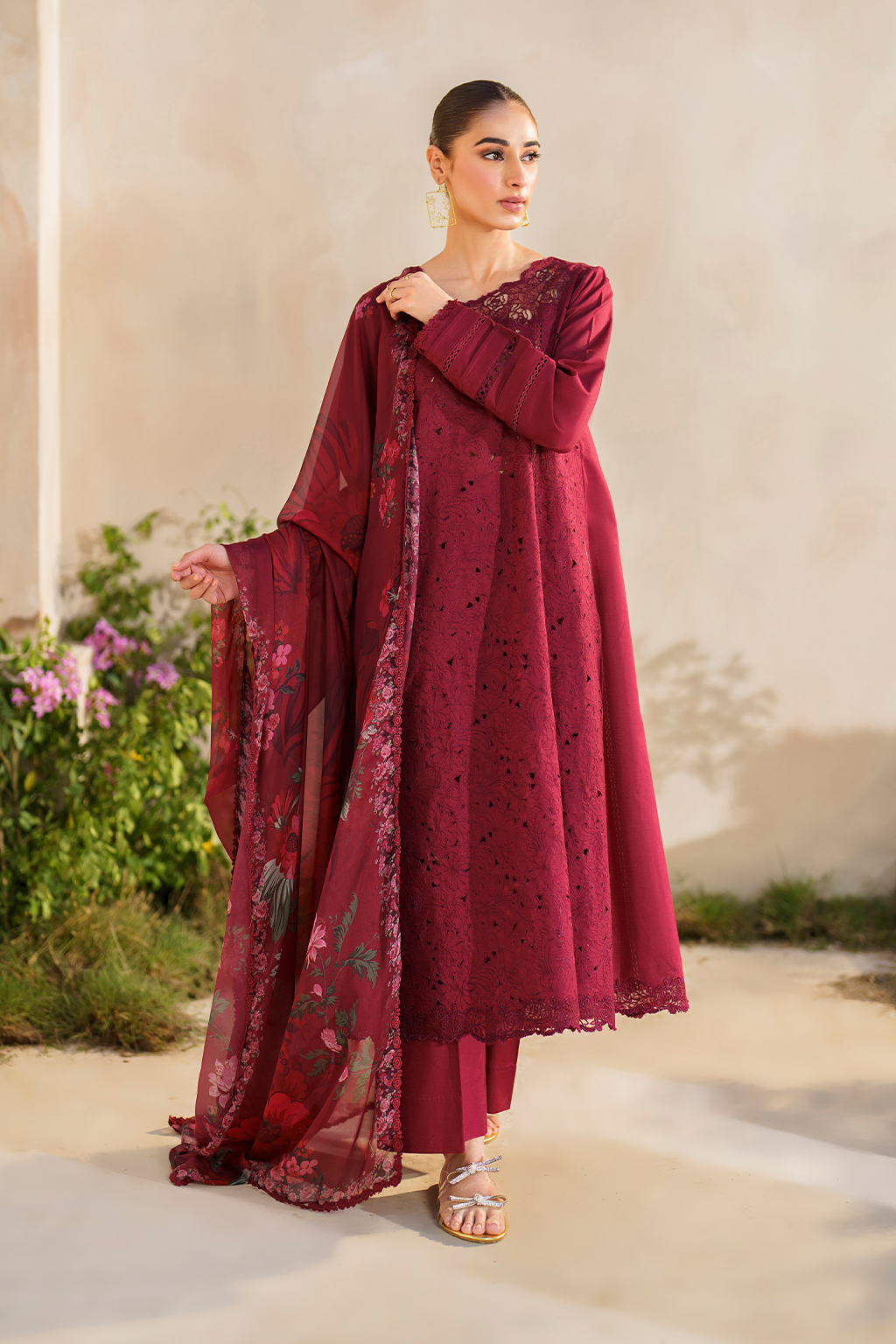 SFL-02 Embroidered Lawn