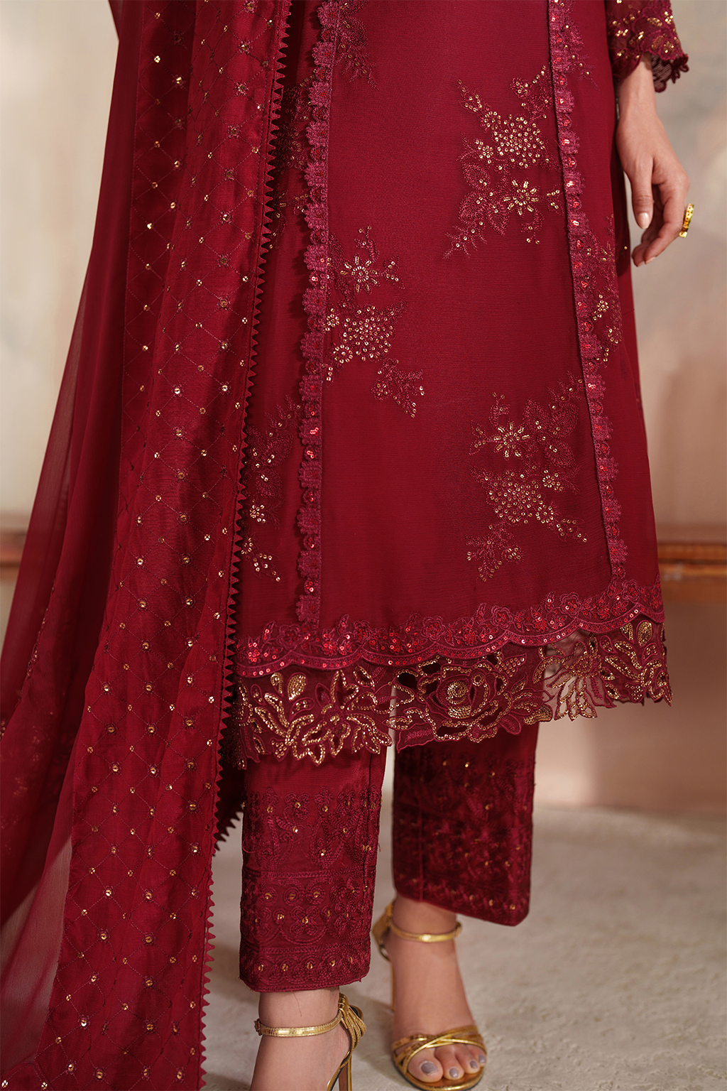 CC-83 Embroidered Chiffon