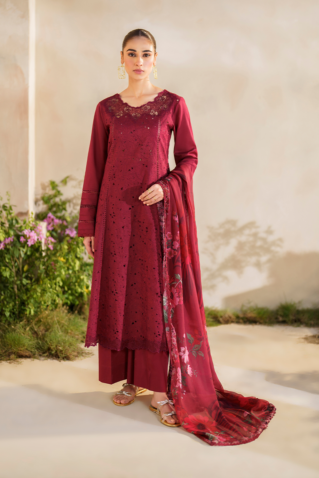 SFL-02 Embroidered Lawn