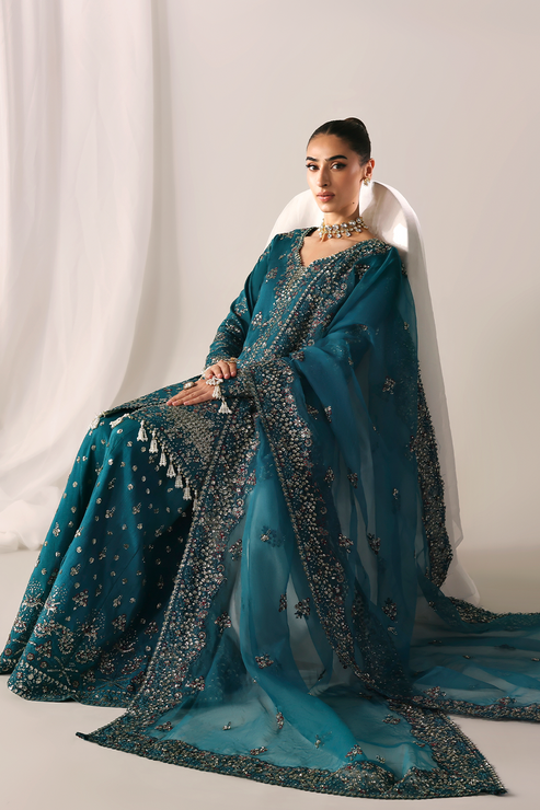 MOONLIT NIGHT - Serein luxe silk by Emaan Adeel at #VogueClothingStudio