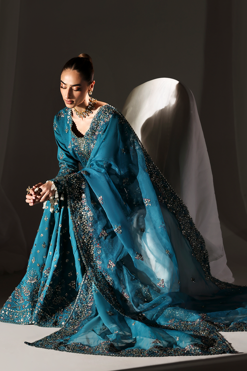 MOONLIT NIGHT - Serein luxe silk by Emaan Adeel at #VogueClothingStudio