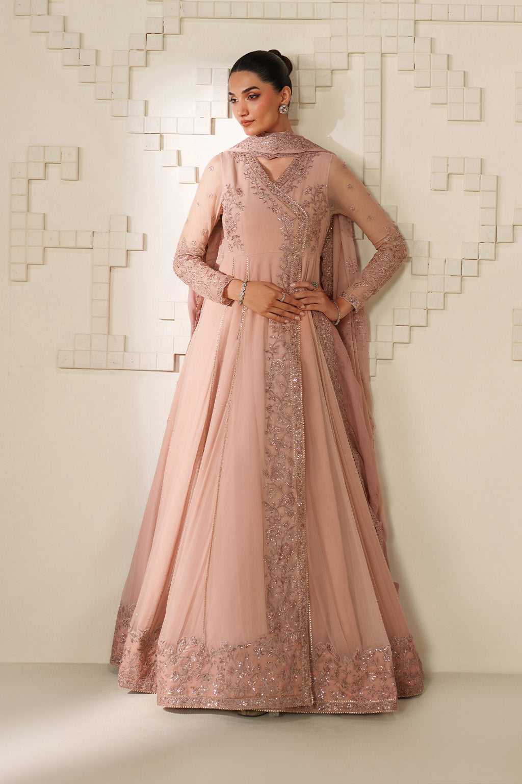 UE-623  Embroidered Chiffon
