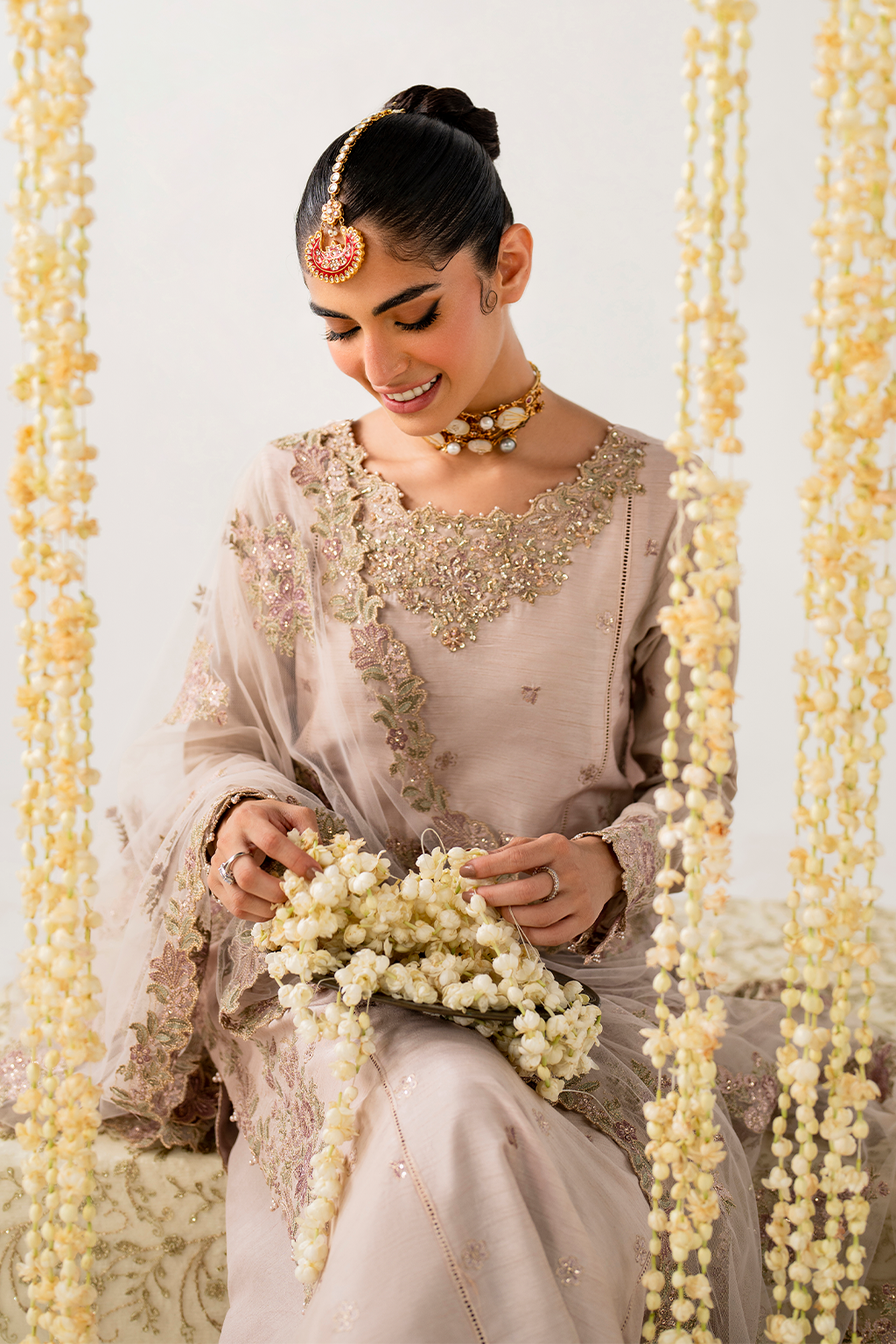 IRS-18 Embroidered Rawsilk