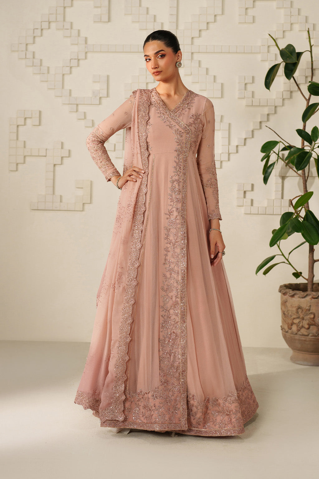 UE-623  Embroidered Chiffon