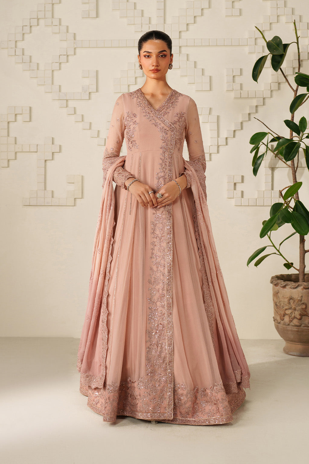 UE-623  Embroidered Chiffon