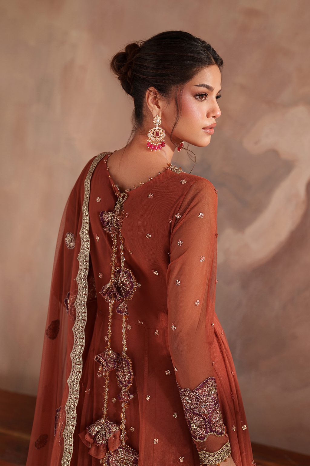 CC-78 Embroidered Net - Iznik