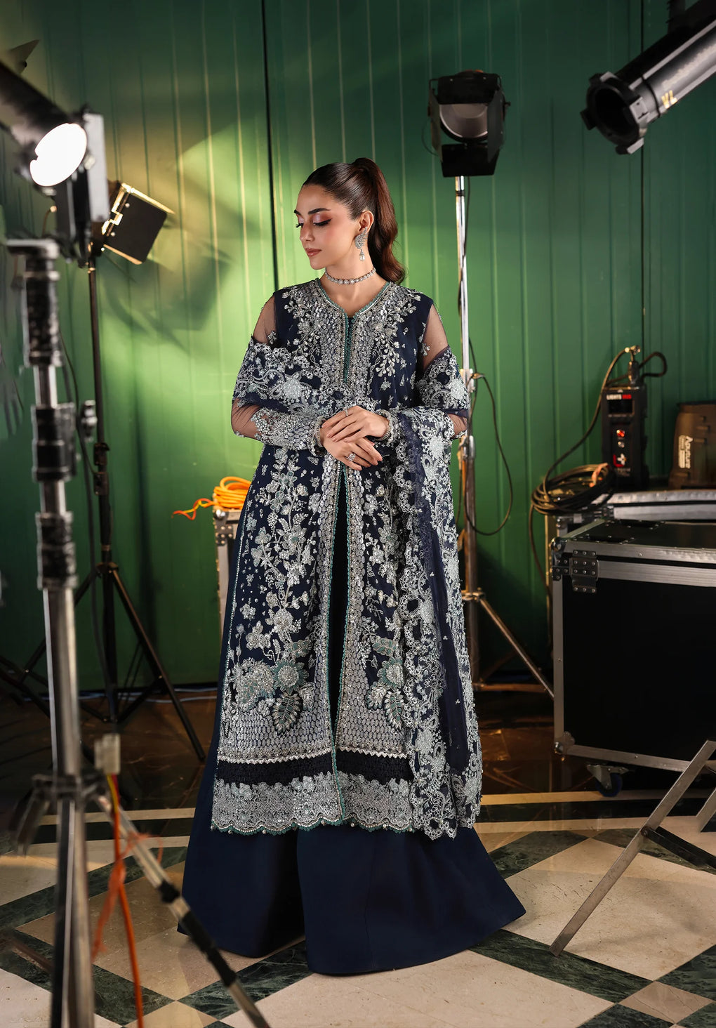ESH-06 SKYFALL-STARDOM - FORMAL HANDWORK '25 by Elaf Premium at #VogueClothingStudio