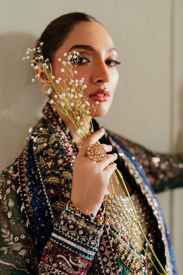 EMBROIDERED CHIFFON CH13-03 by Baroque at #VogueClothingStudio