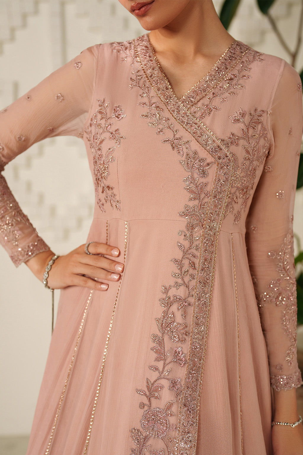 UE-623  Embroidered Chiffon