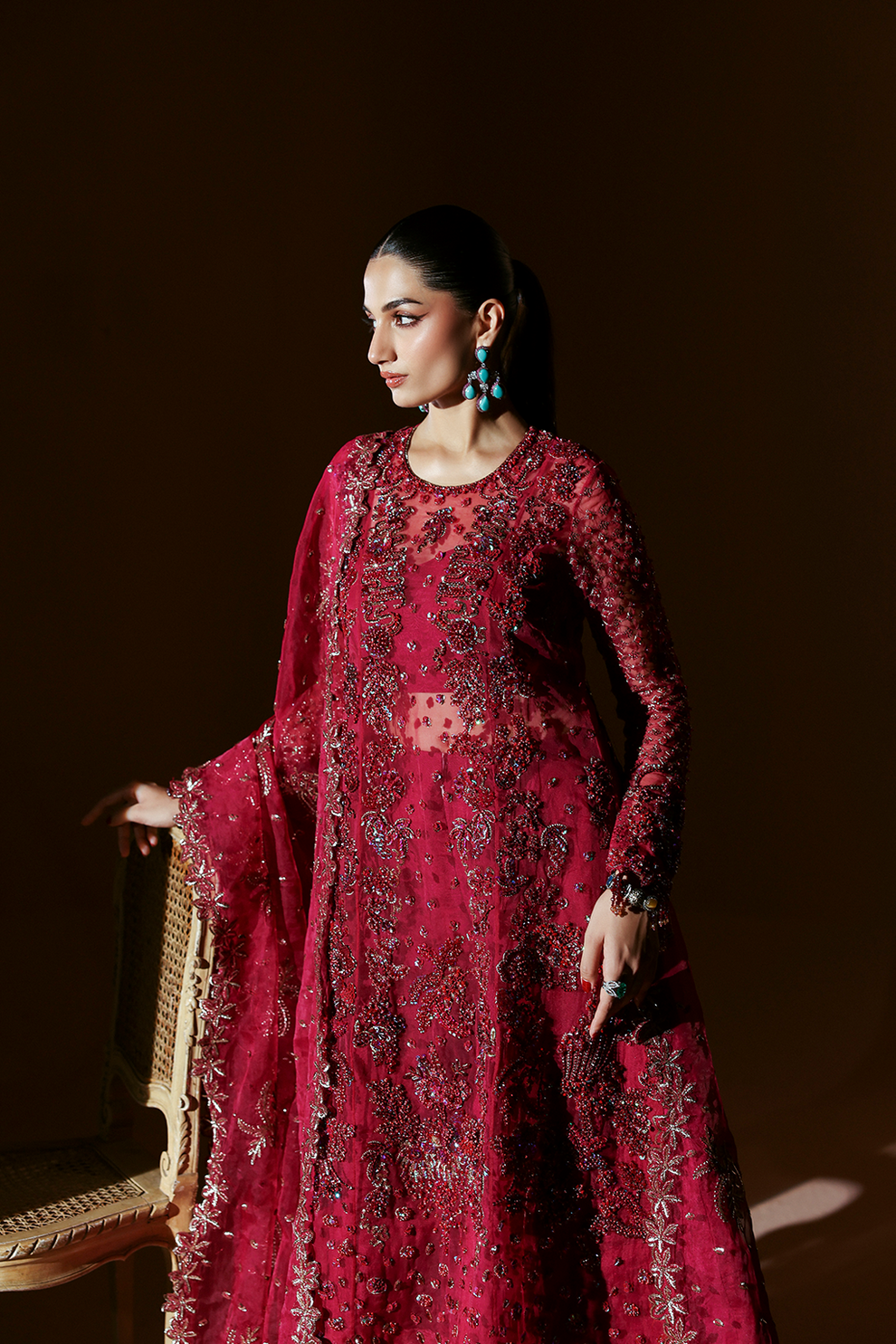 MARISOL - Celestique wedding formals by Emaan Adeel at #VogueClothingStudio