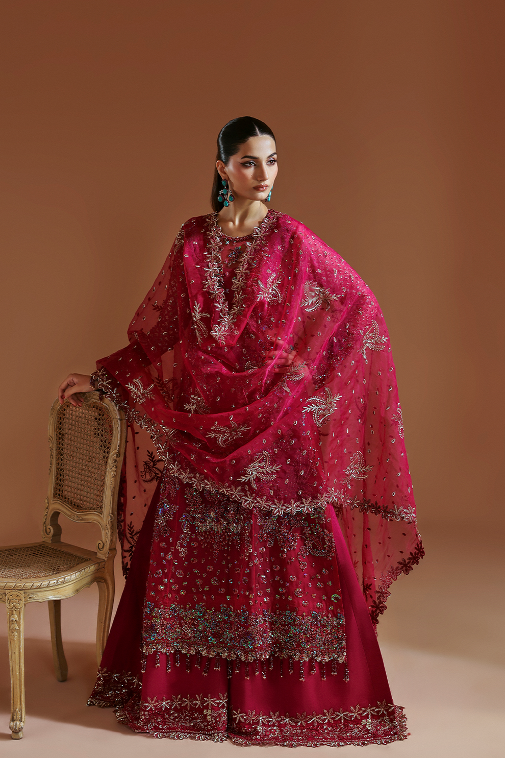 MARISOL - Celestique wedding formals by Emaan Adeel at #VogueClothingStudio