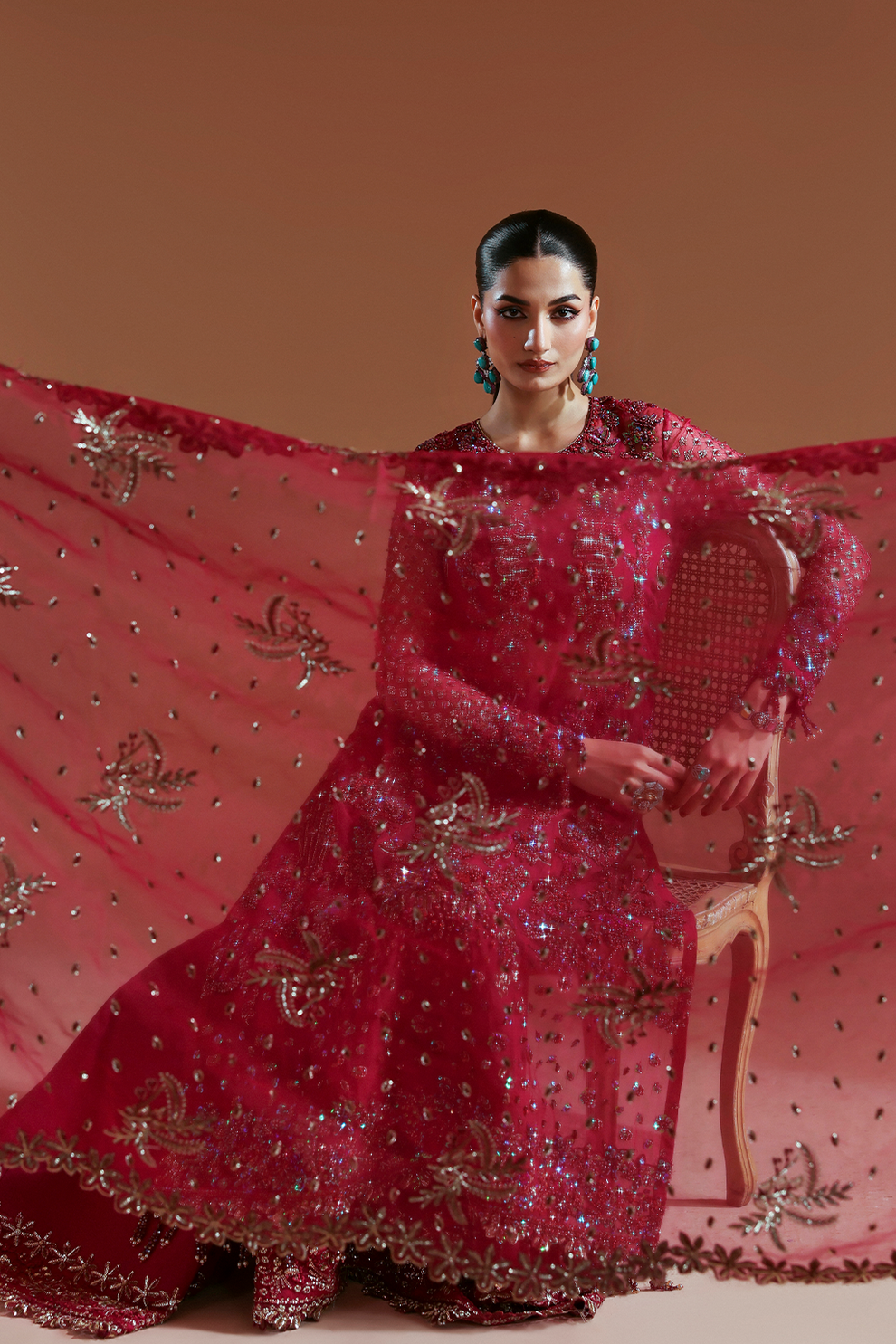 MARISOL - Celestique wedding formals by Emaan Adeel at #VogueClothingStudio