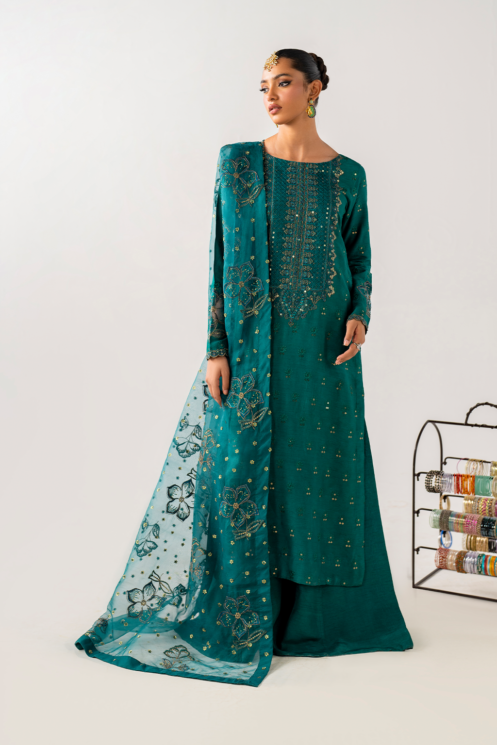 IRS-20 Embroidered Rawsilk