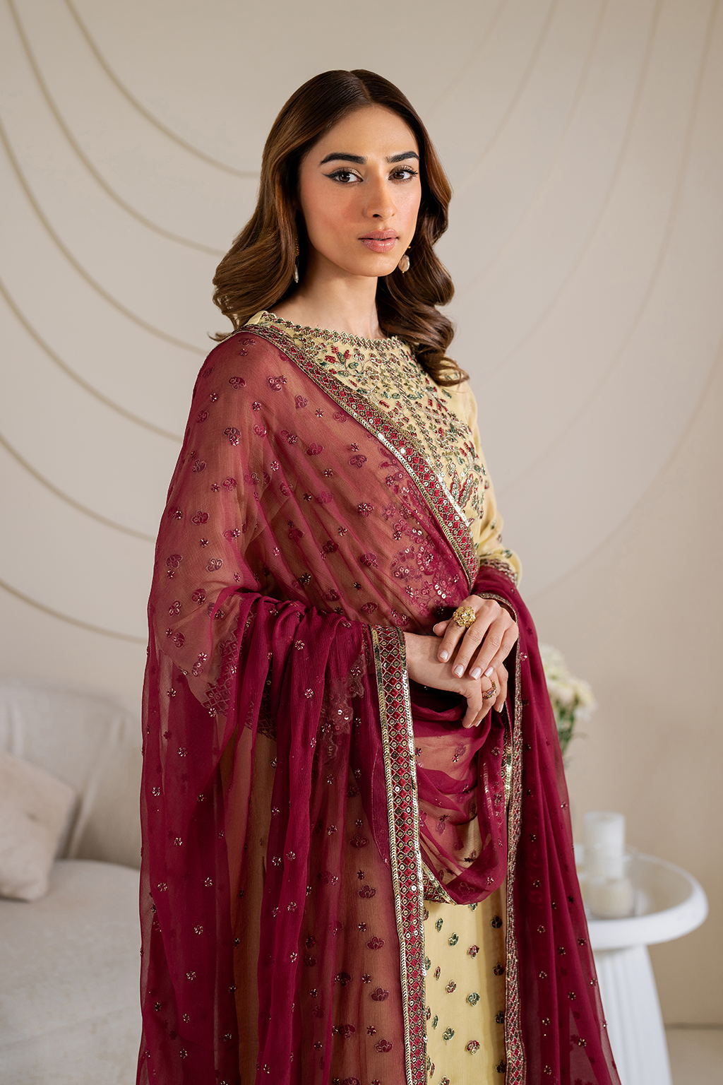 CC-61 Embroidered Chiffon