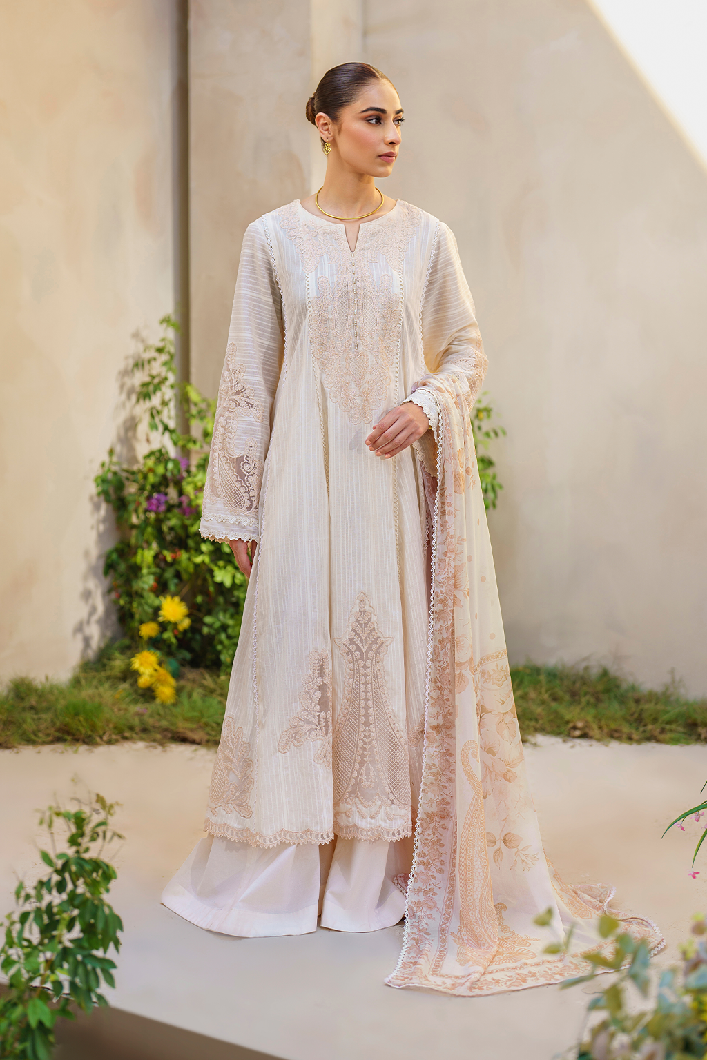 SFL-03 Embroidered Lawn