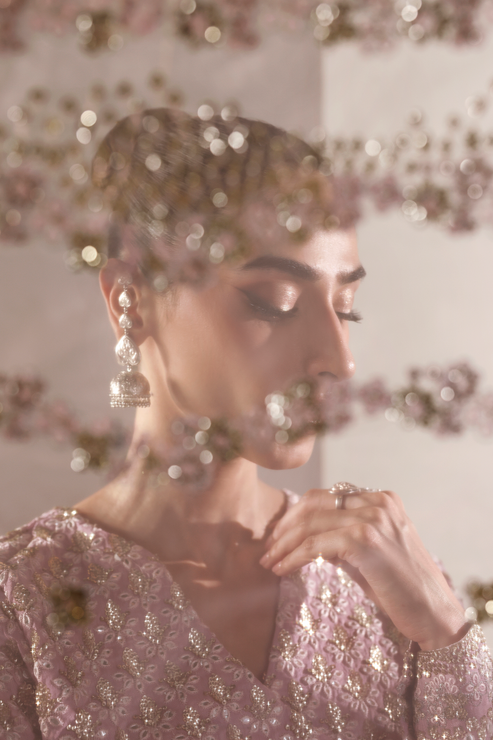 PETAL SOFT - Serein luxe silk by Emaan Adeel at #VogueClothingStudio