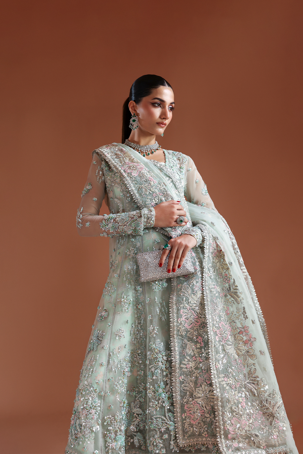 AURORA - Celestique wedding formals by Emaan Adeel at #VogueClothingStudio