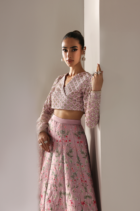 PETAL SOFT - Serein luxe silk by Emaan Adeel at #VogueClothingStudio