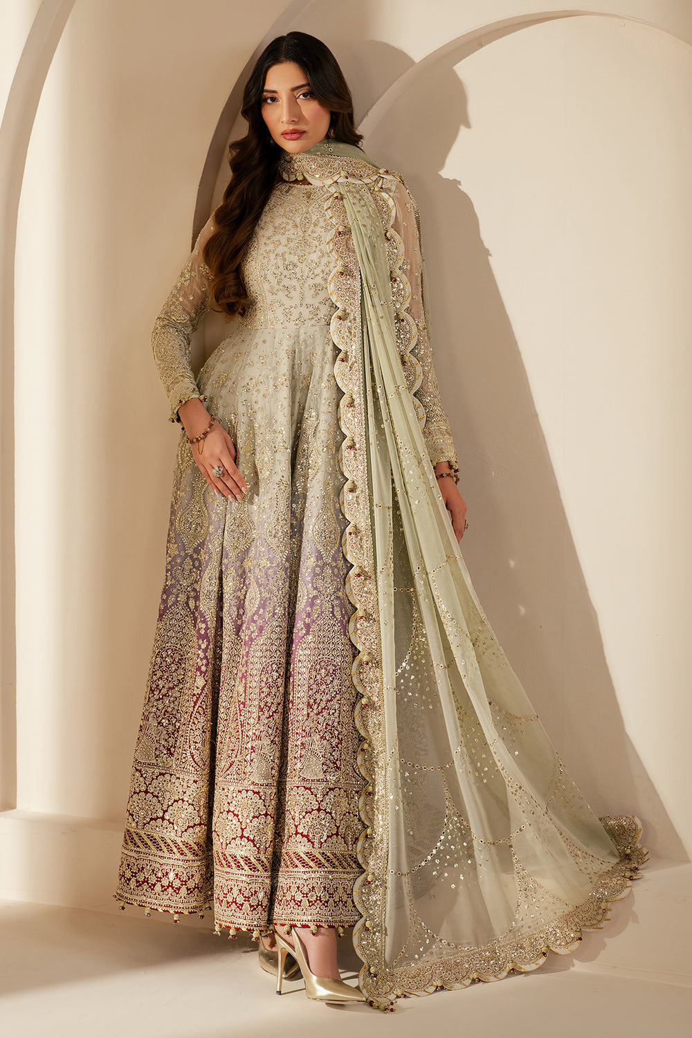 JZ-WF'25-01-0 EMBROIDERED CHIFFON