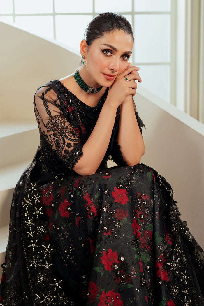 CH13-05 Midnight Rose Twirls by Baroque at #VogueClothingStudio