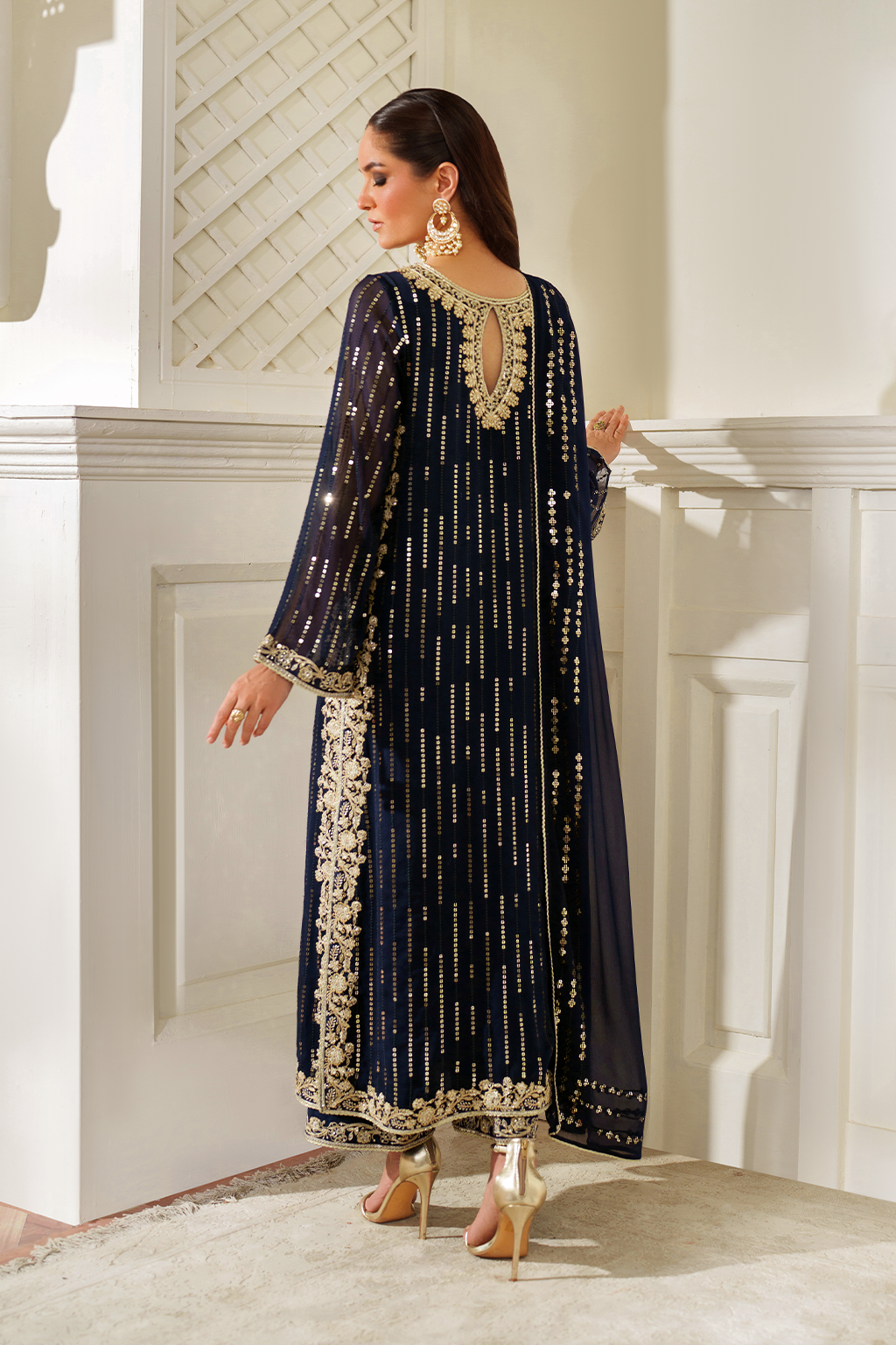 CC-89 Embroidered Chiffon