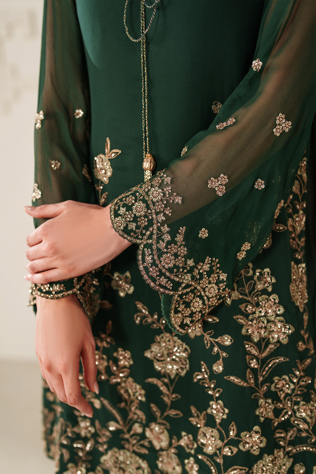 UE-619  Embroidered Chiffon