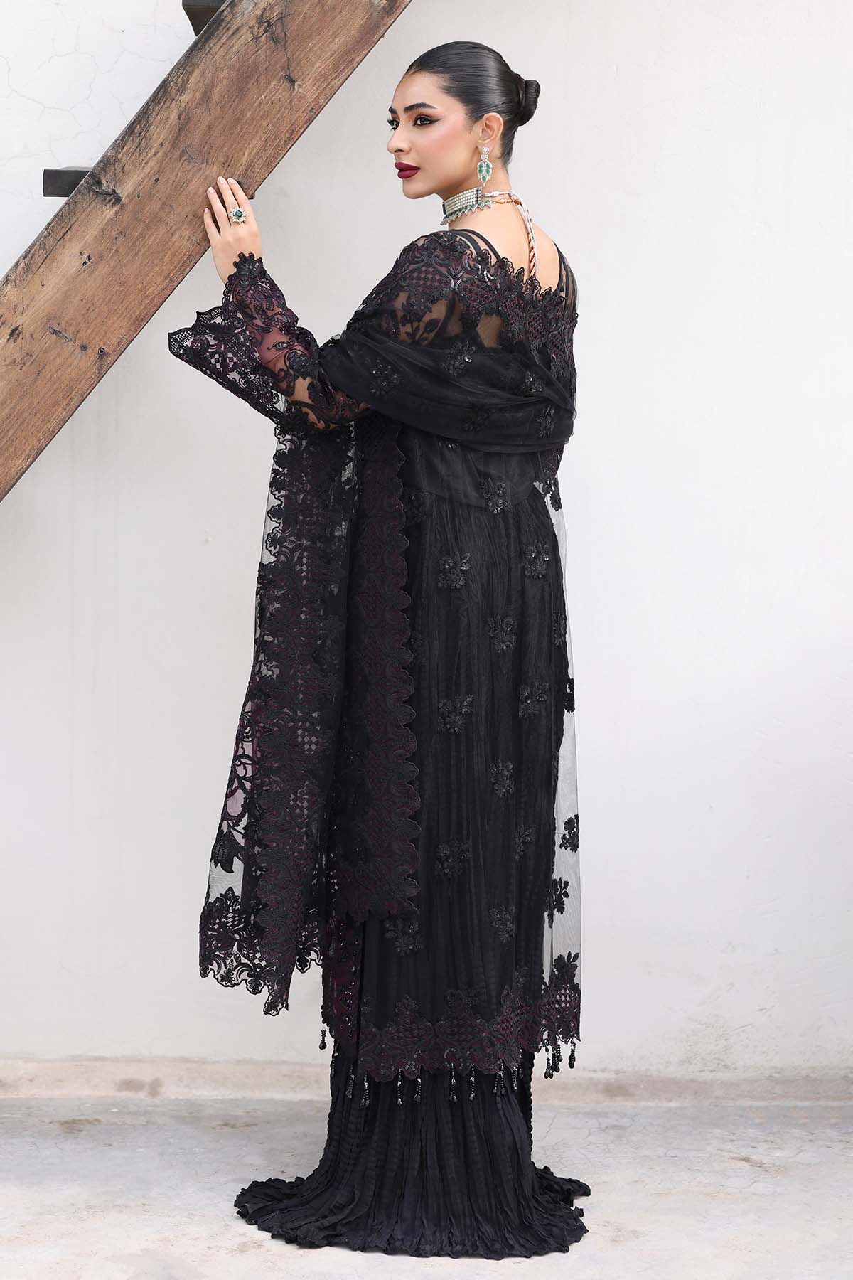 I-237 ASEEL - Saiyara Luxury Formals by Imrozia at #VogueClothingStudio