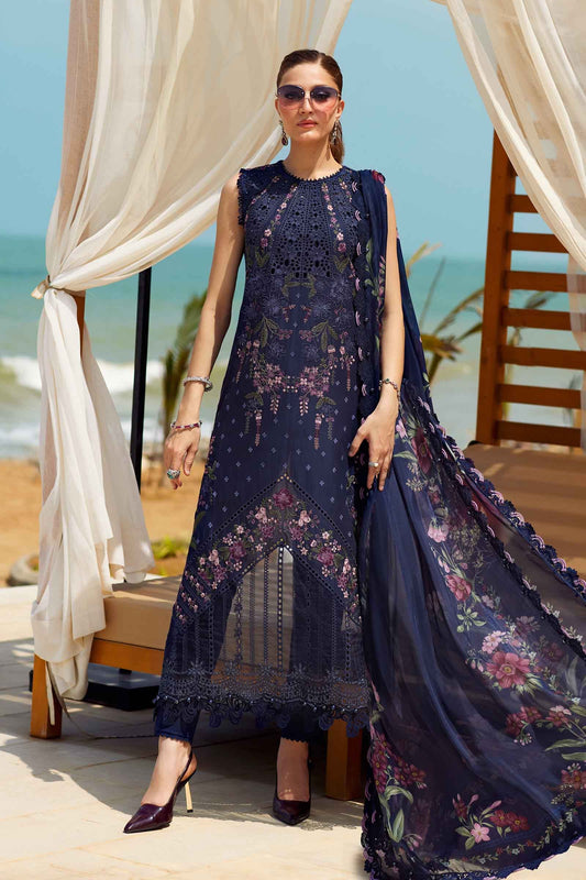 3 Piece Unstitched Embroidered Lawn Suit | EID LAWN-25-10