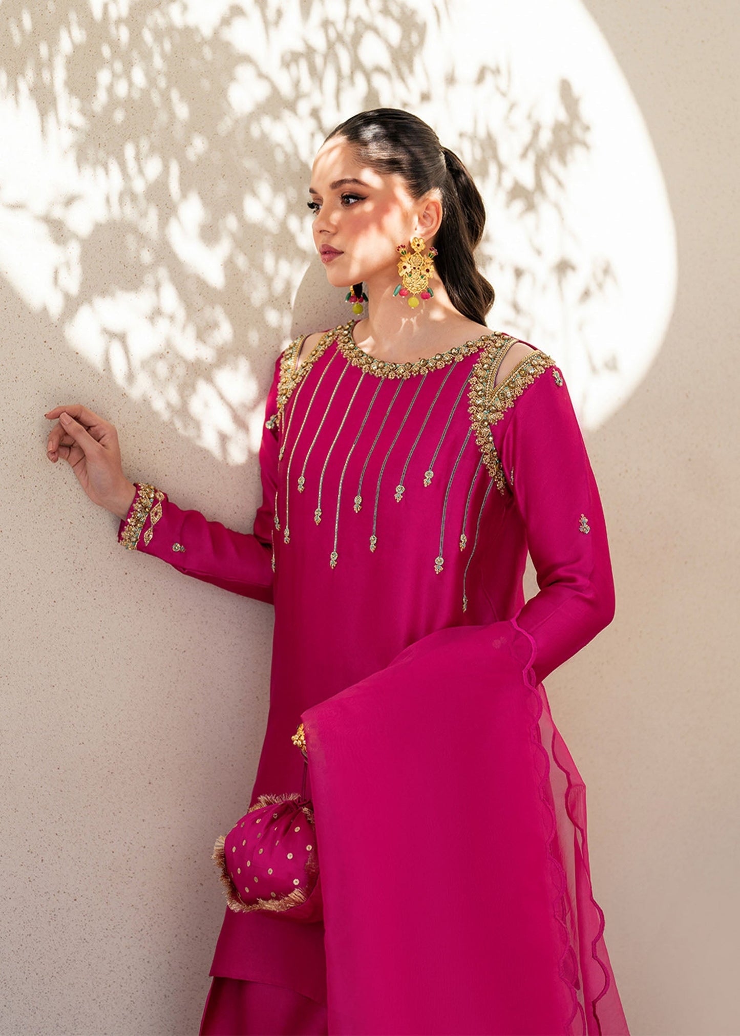 Fuchsia Rose - Dastoor Collection
