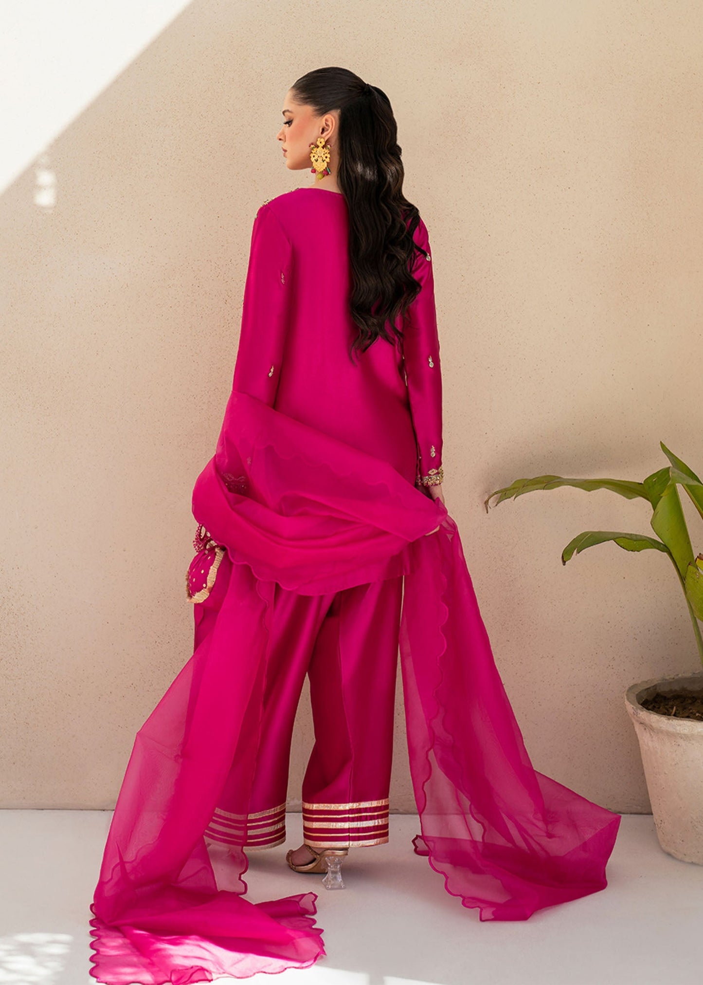 Fuchsia Rose - Dastoor Collection