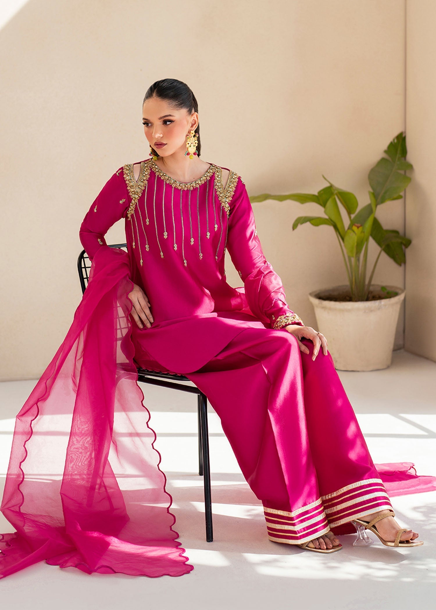 Fuchsia Rose - Dastoor Collection