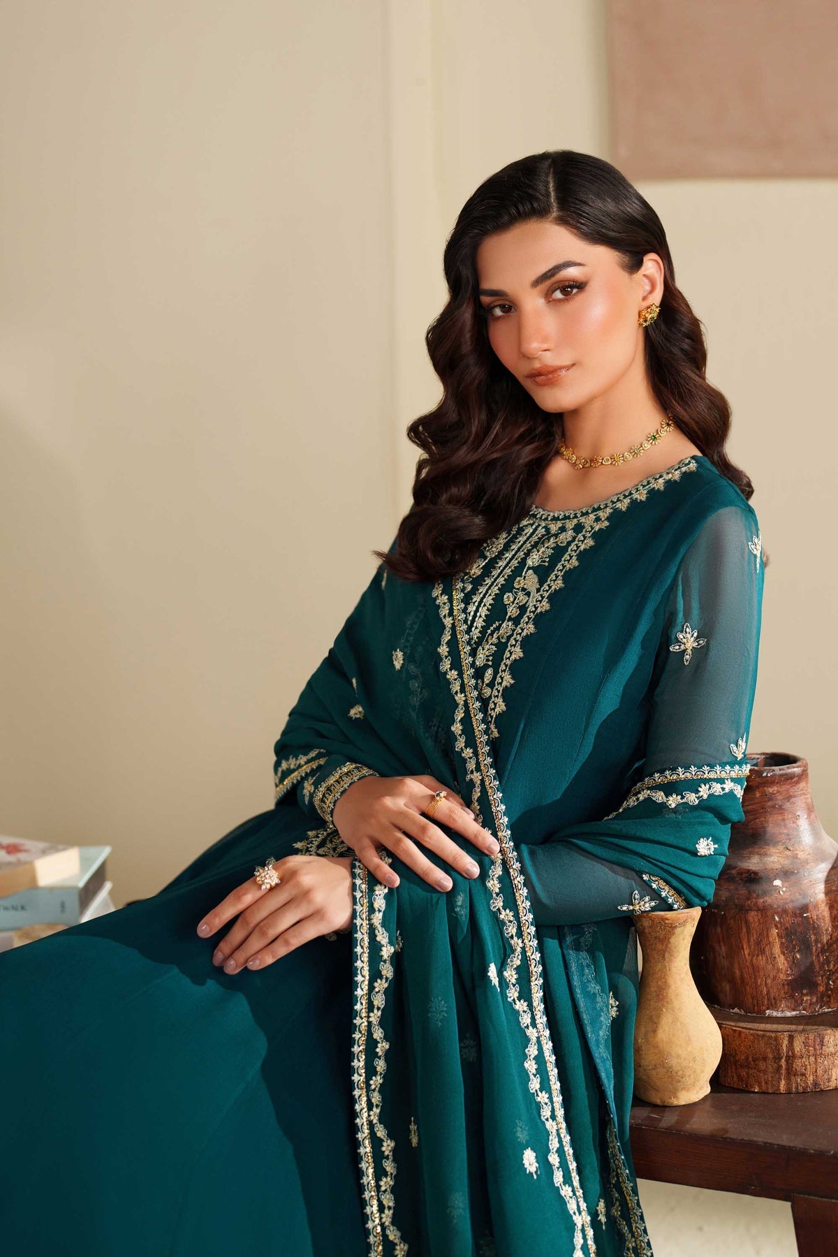 PTS629 Nazni - Reveur Luxury Formals by Akbar Aslam at #VogueClothingStudio