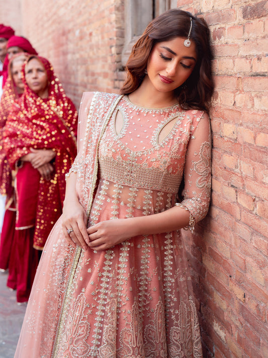 D-604 from Sona Gachi Unstitched Luxury Formals by Bin Ilyas at #VogueClothingStudio