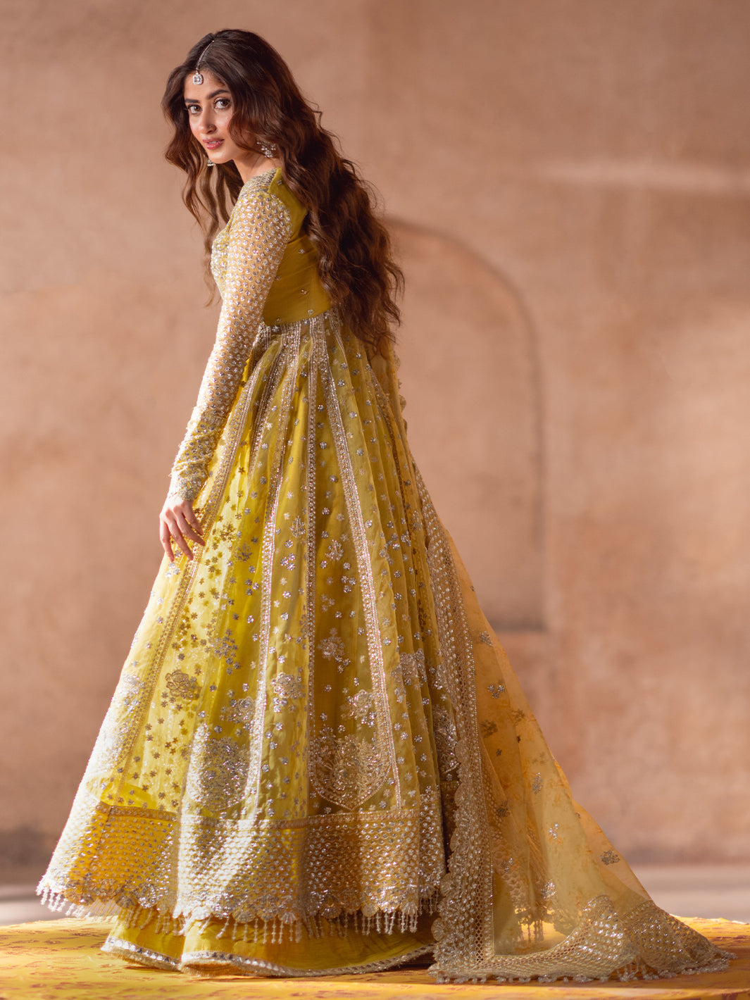 D-606  from Sona Gachi Unstitched Luxury Formals by Bin Ilyas at #VogueClothingStudio
